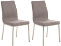 Set of 2 dining chairs Colmar fabric
