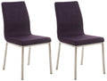 Set of 2 dining chairs Colmar fabric