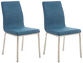 Set of 2 dining chairs Colmar fabric