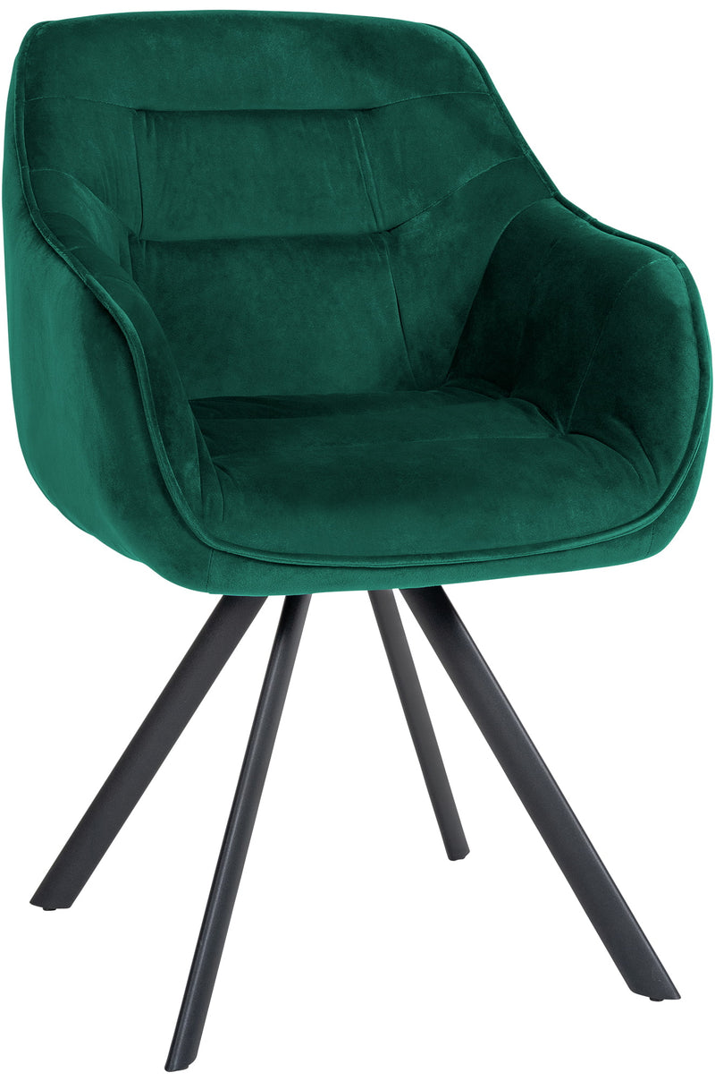 Dining room chair Russel velvet or fabric