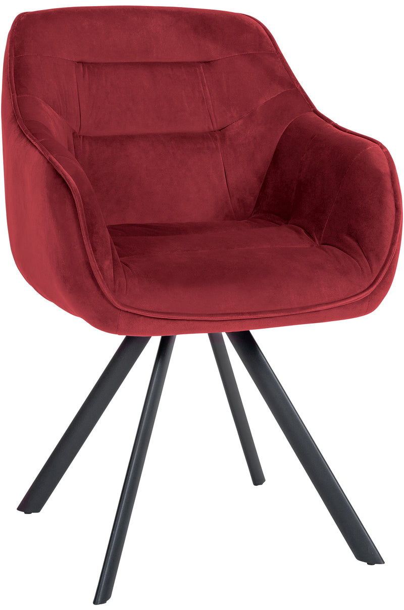 Dining room chair Russel velvet or fabric