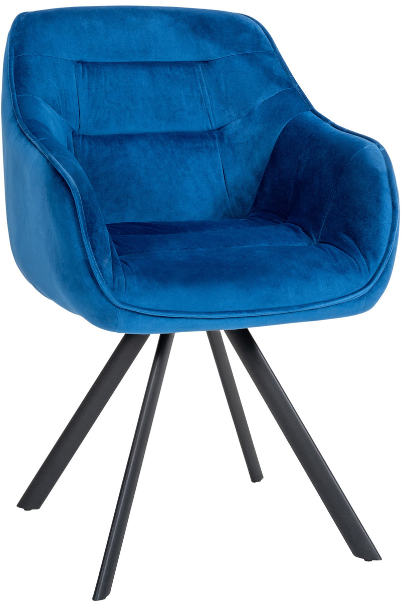 Dining room chair Russel velvet or fabric