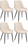 Set of 4 dining chairs Victoria velvet cover