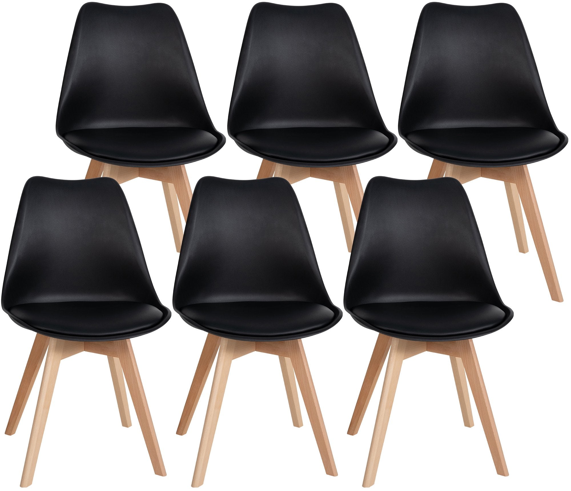 Set van 6 Ramsey eetkamerstoelen
