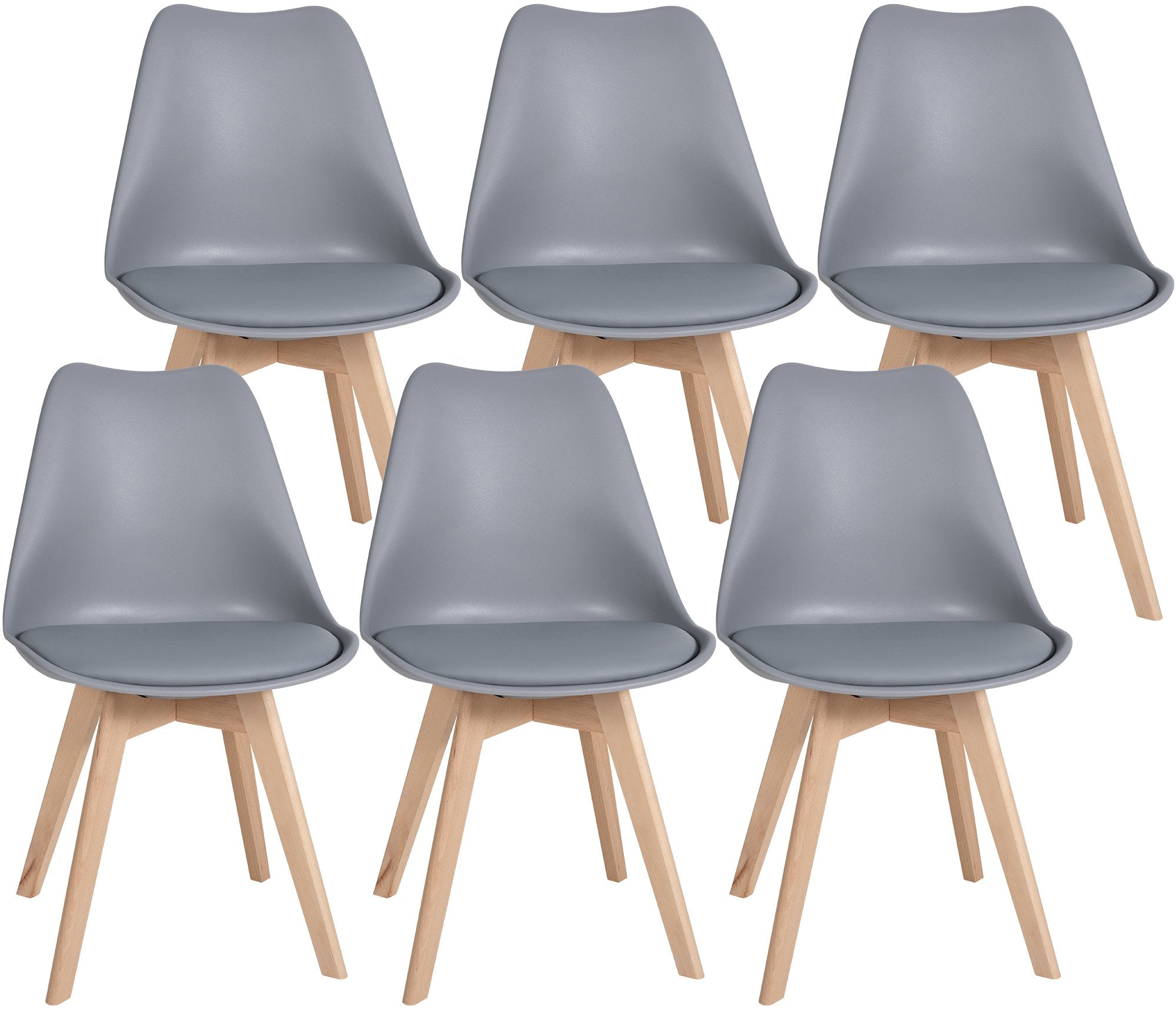 Set van 6 Ramsey eetkamerstoelen