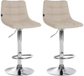 Set of 2 bar stools Jerry fabric