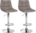 Set of 2 bar stools Jerry fabric