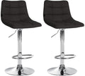 Set of 2 bar stools Jerry fabric