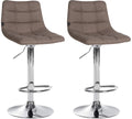 Set of 2 bar stools Jerry fabric