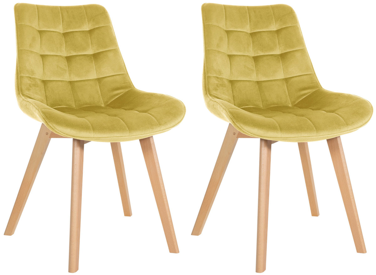 2er Set Stühle Brook Samt