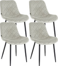 Set of 4 chairs Springs velvet