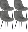 Set of 4 chairs Springs velvet
