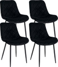 Set of 4 chairs Springs velvet