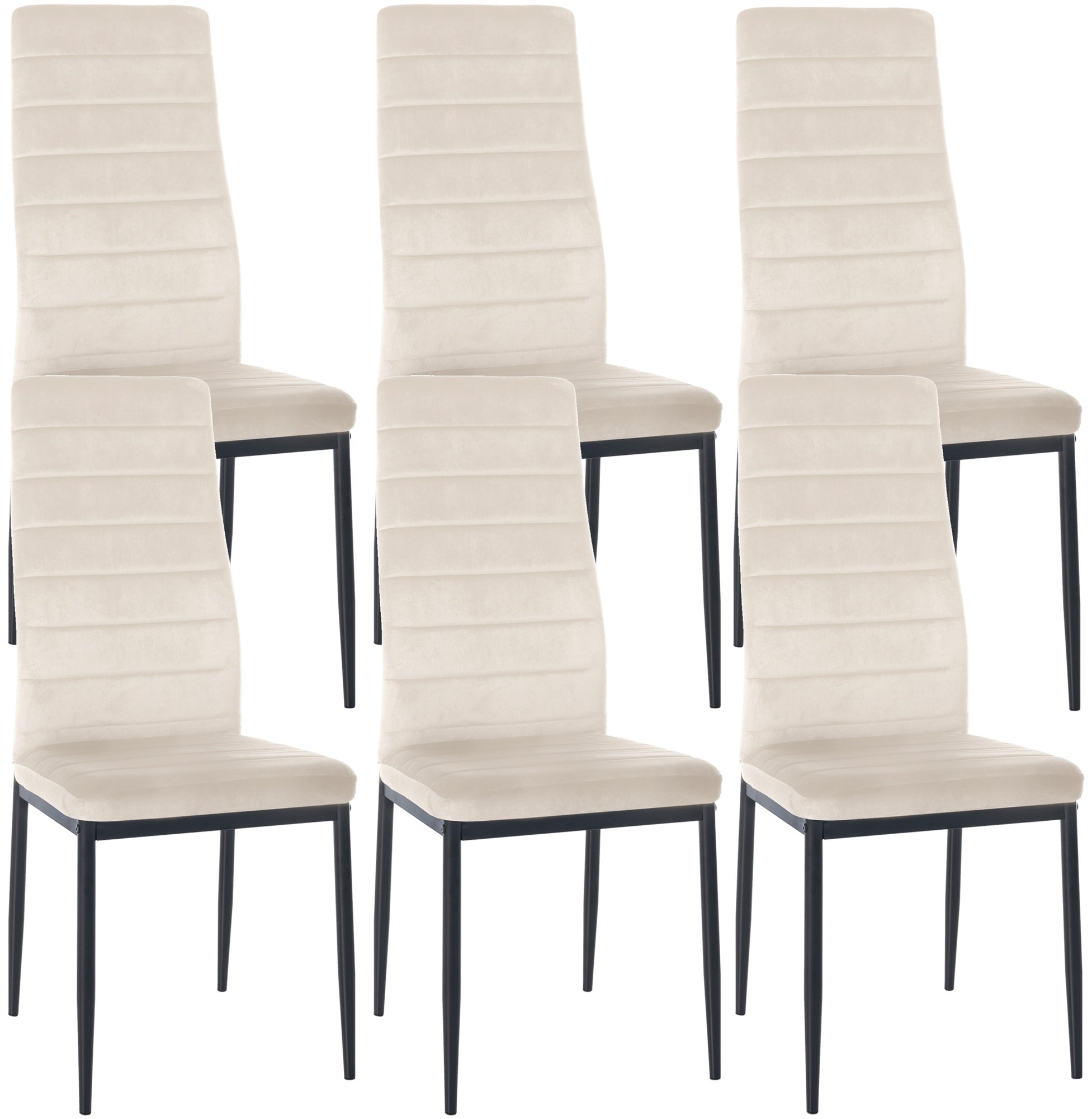 6er Set Esszimmerstühle Mayfair