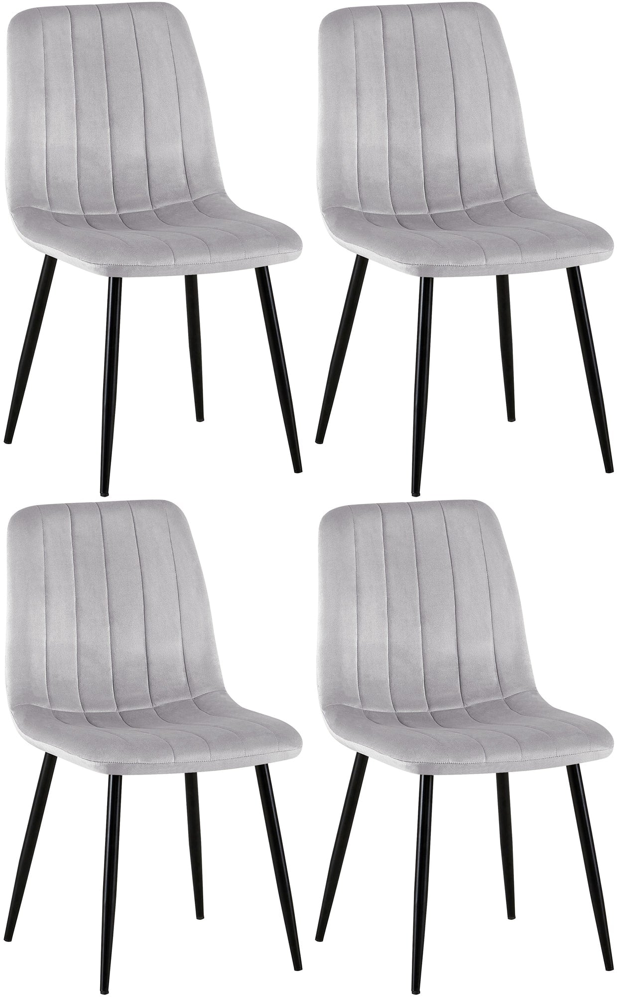 Set van 4 Dijon-stoelen