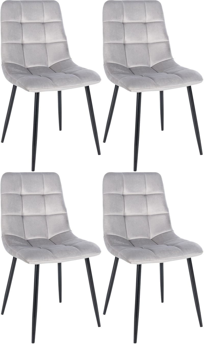 Set of 4 Tilde dining chairs
