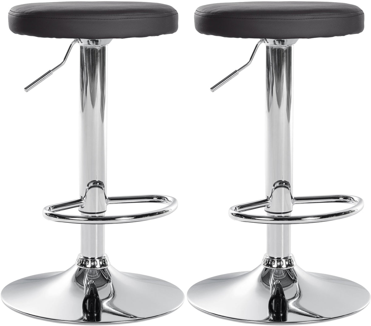 2er Set Barhocker Ponte Kunstleder