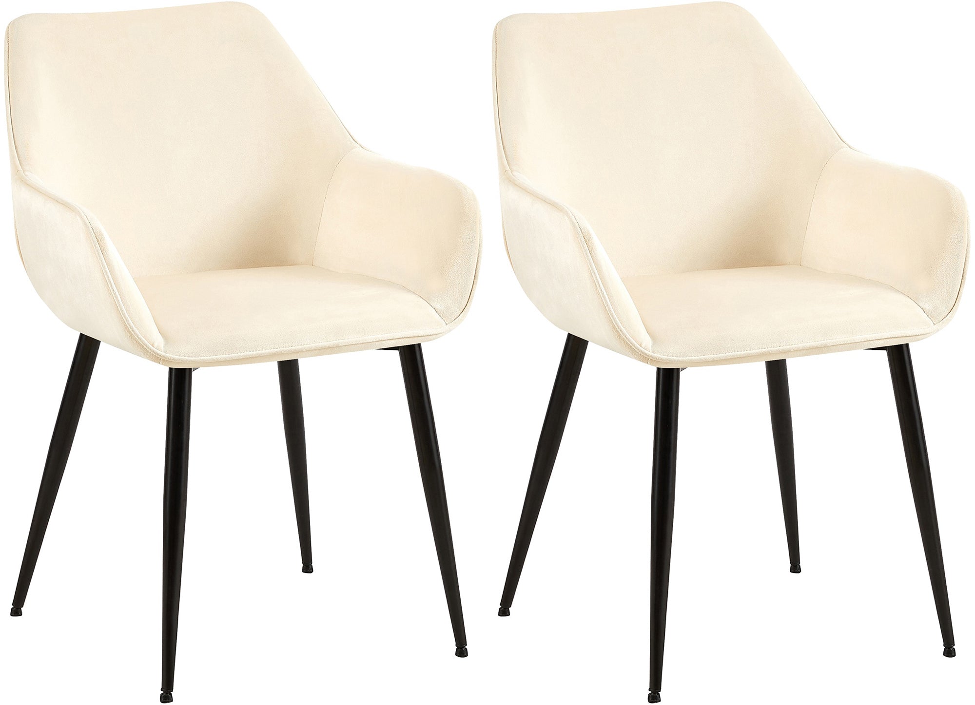 Set of 2 Vessa dining chairs