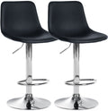 Set of 2 bar stools Divo faux leather