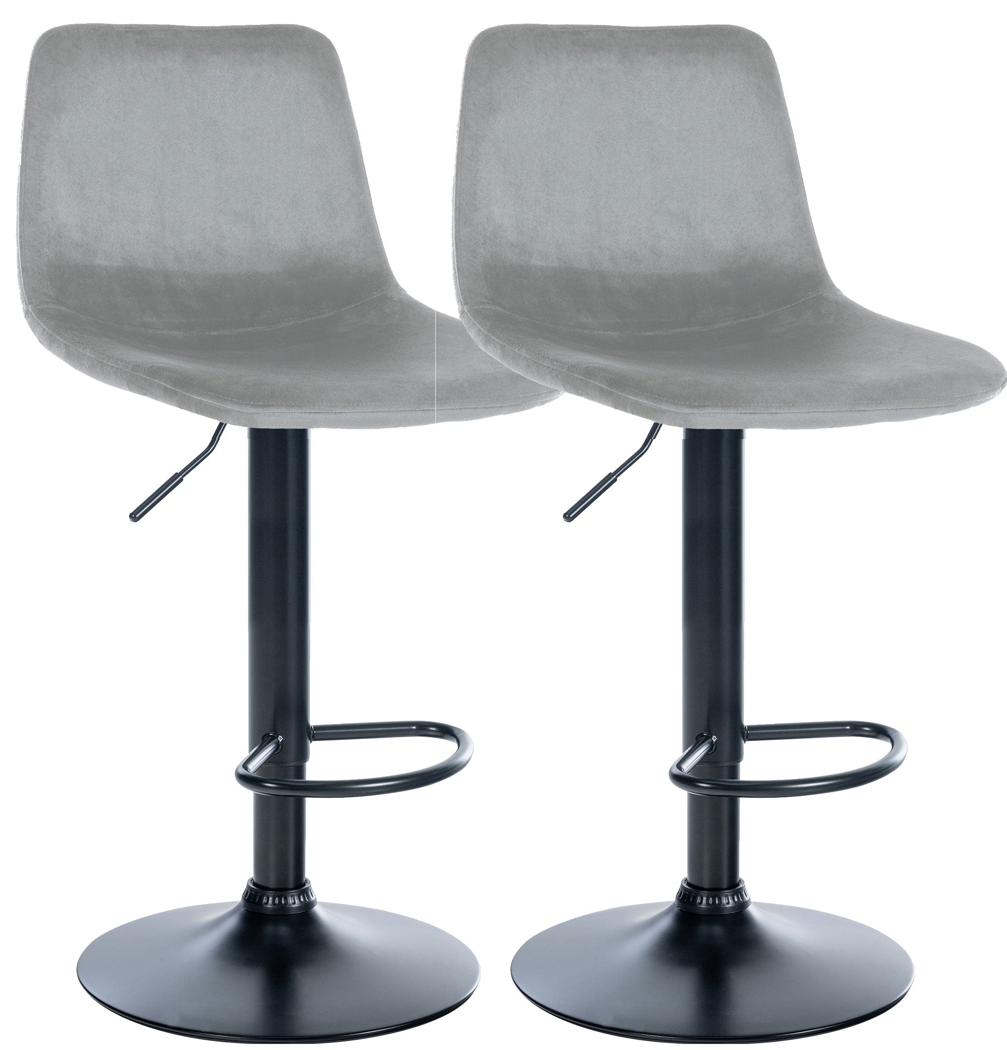 2er Set Barhocker Divo Samt