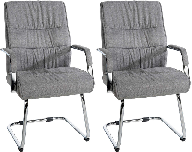 2er Set Besucherstuhl Sievert Stoff