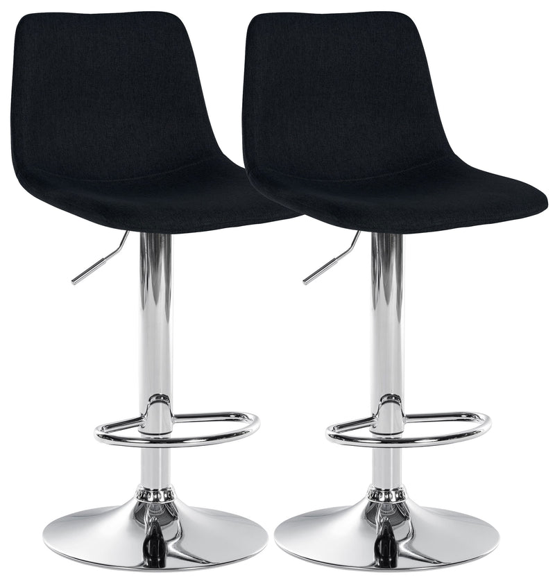 Set van 2 barkrukken Divo stof