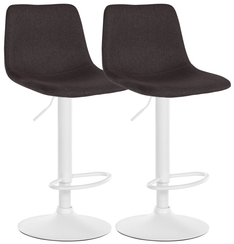 Set van 2 barkrukken Divo stof