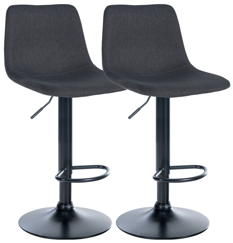 Set van 2 barkrukken Divo stof
