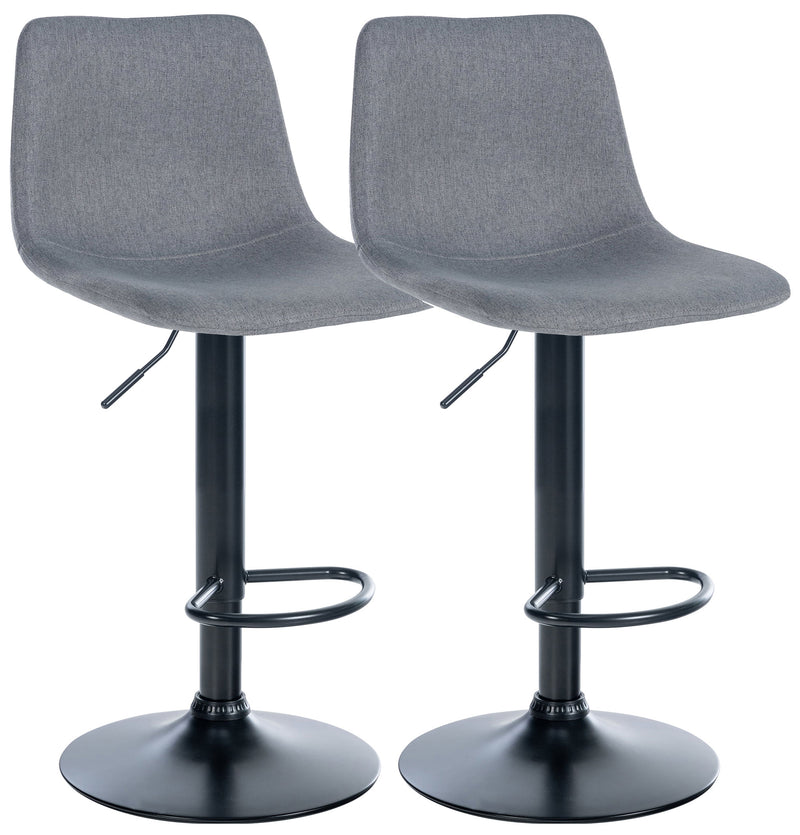 Set van 2 barkrukken Divo stof