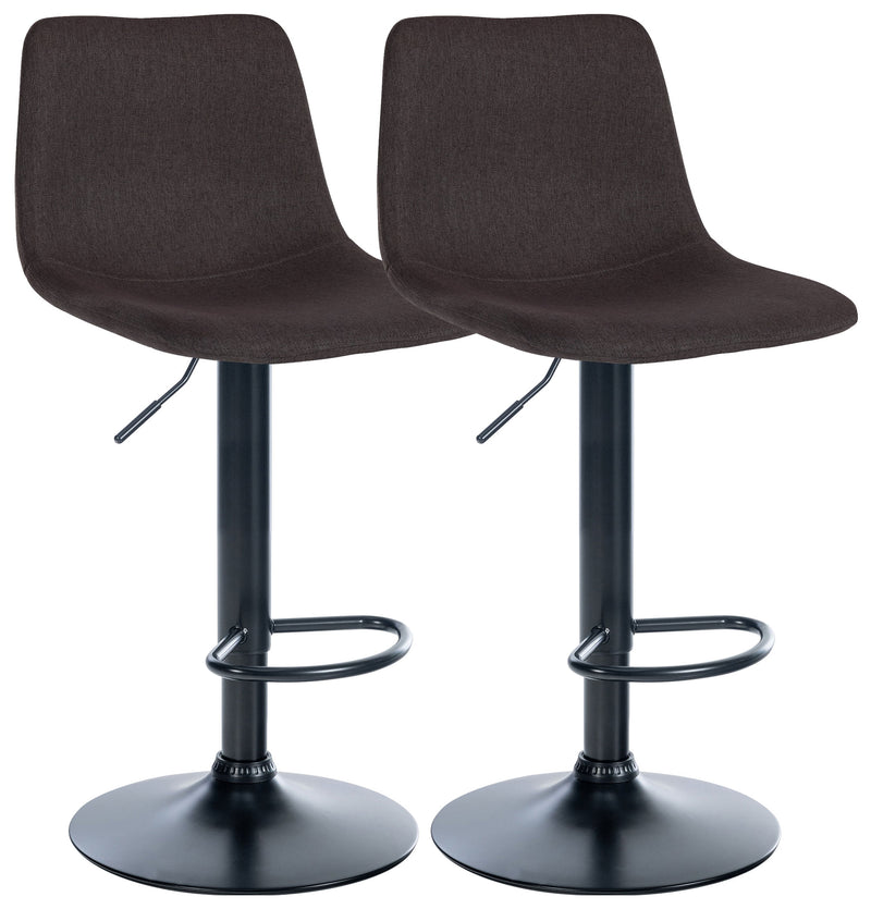 Set van 2 barkrukken Divo stof