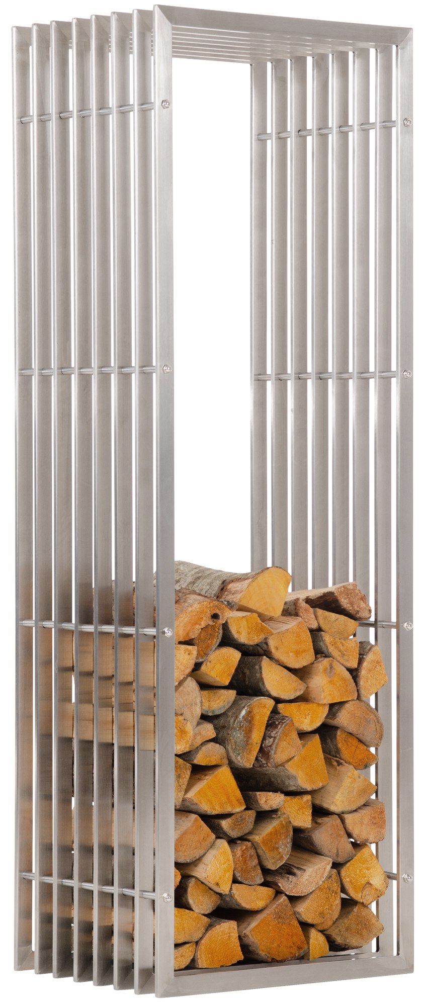 Firewood stand Irving stainless steel