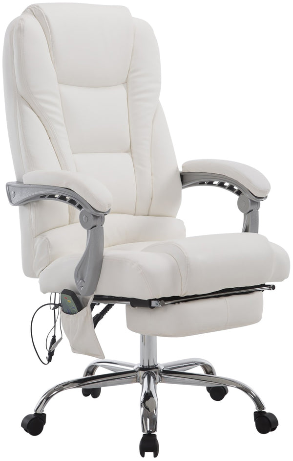 Pacific office chair with massage function faux leather