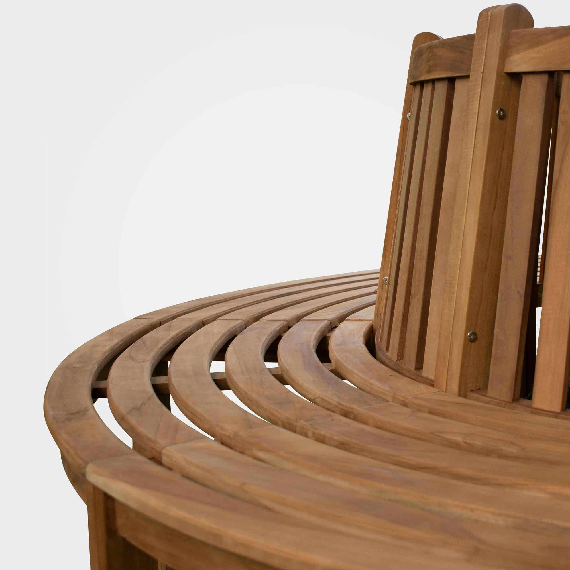 Baumbank Teak Nila mit Rückenlehne