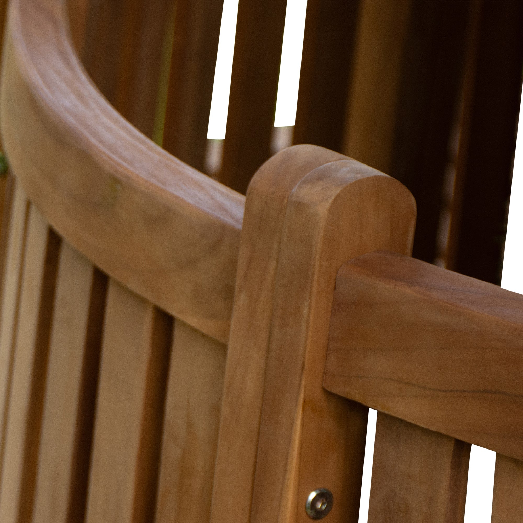 Baumbank Teak Nila mit Rückenlehne