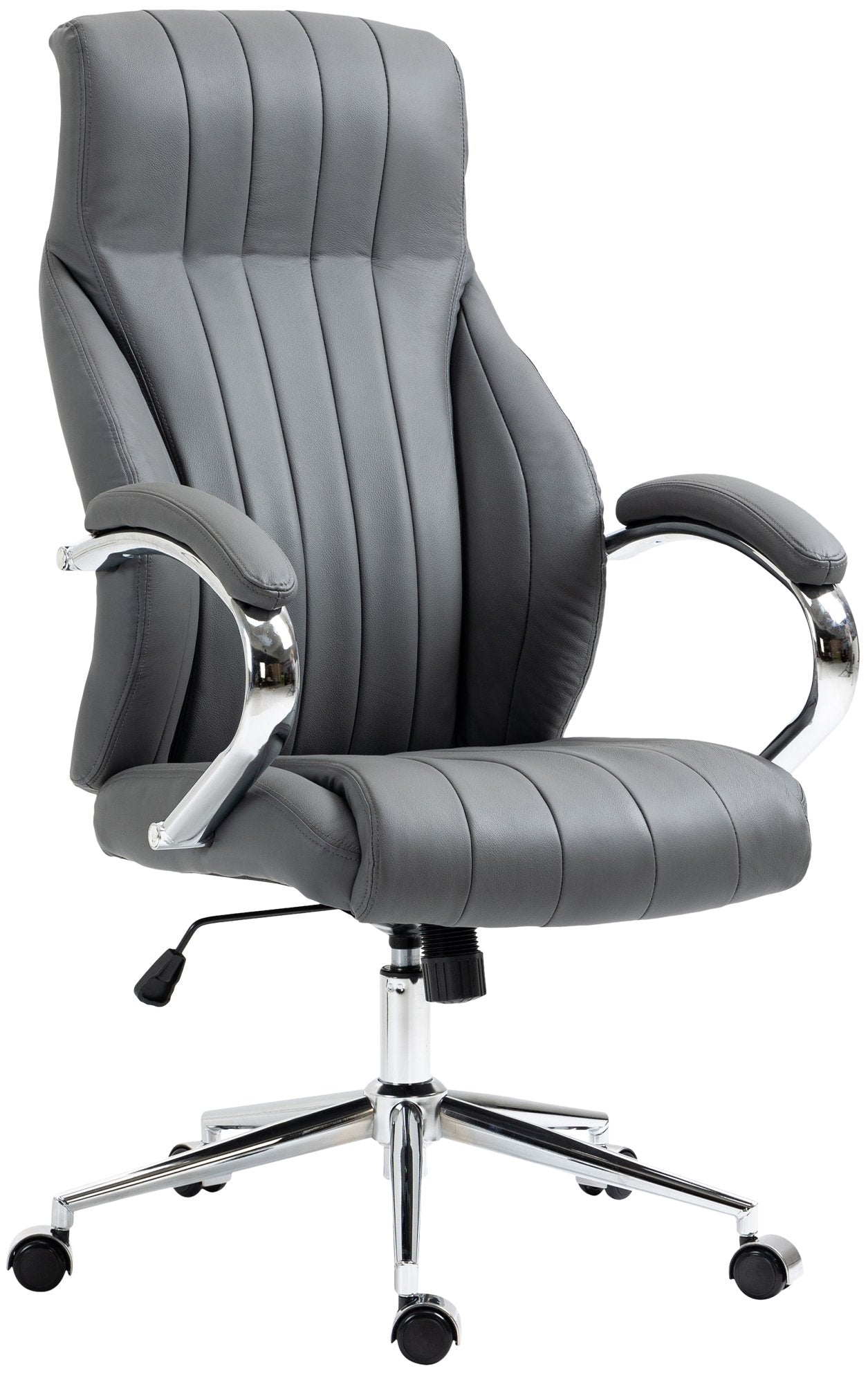 Wigan real leather office chair