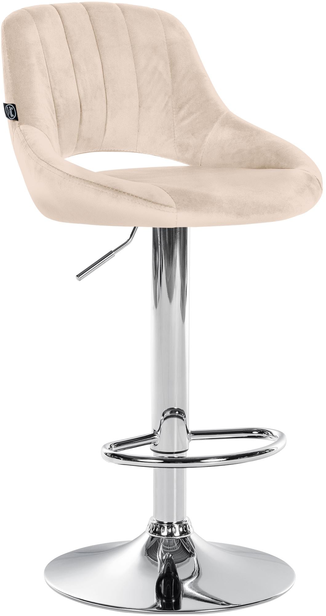 Bar stool Milet velvet