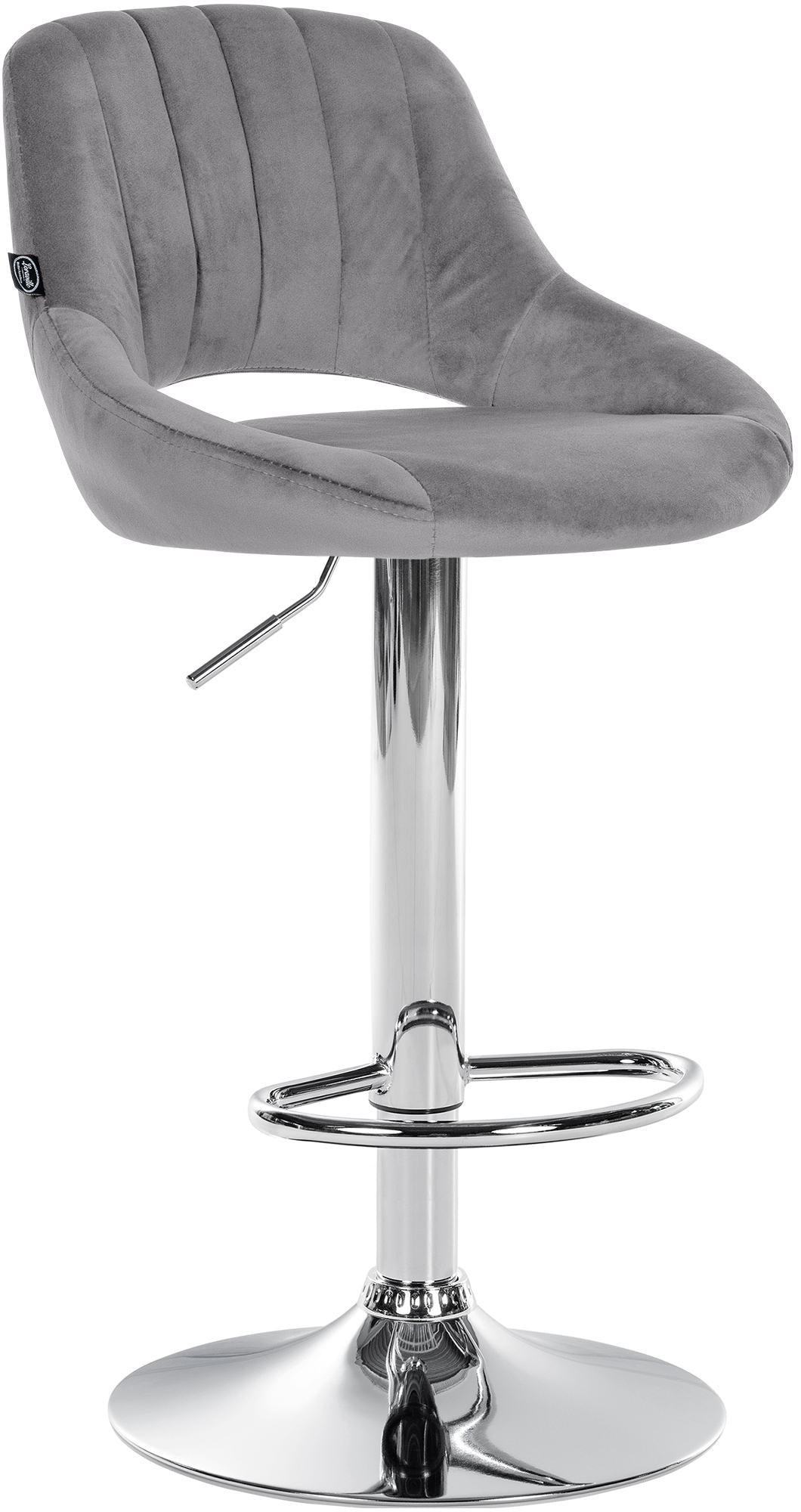 Bar stool Milet velvet