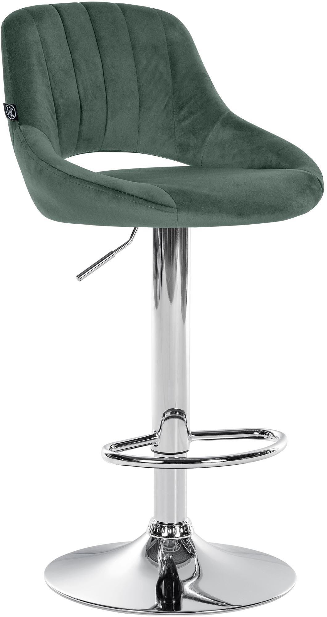 Bar stool Milet velvet