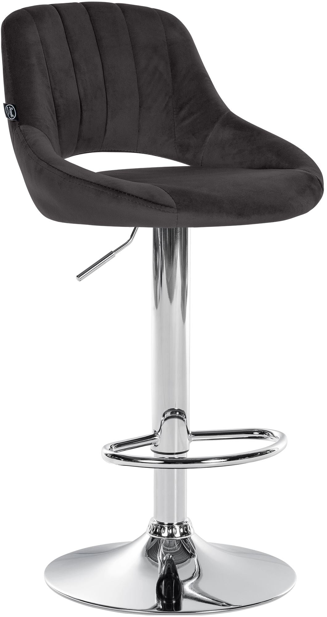 Bar stool Milet velvet