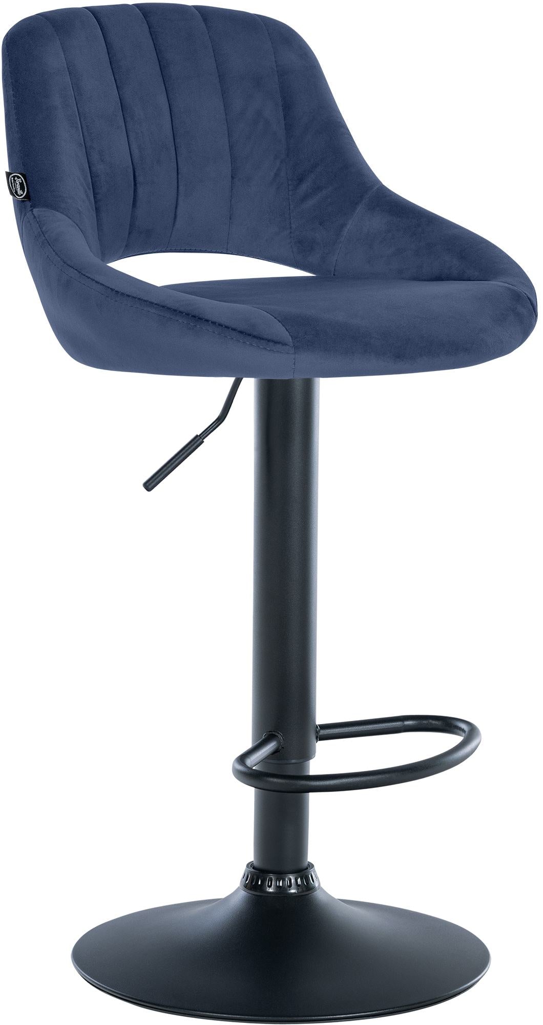 Bar stool Milet velvet