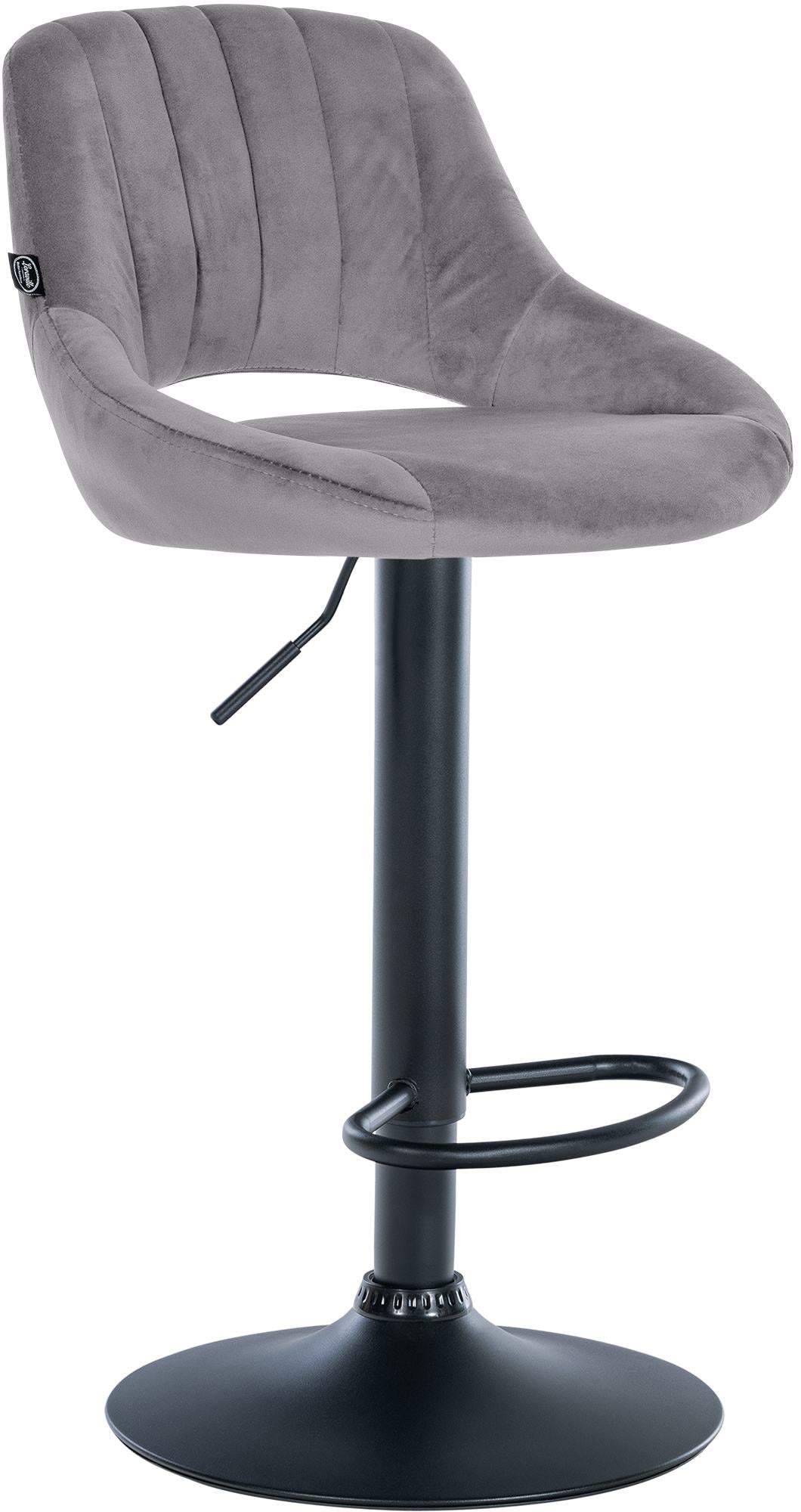 Bar stool Milet velvet