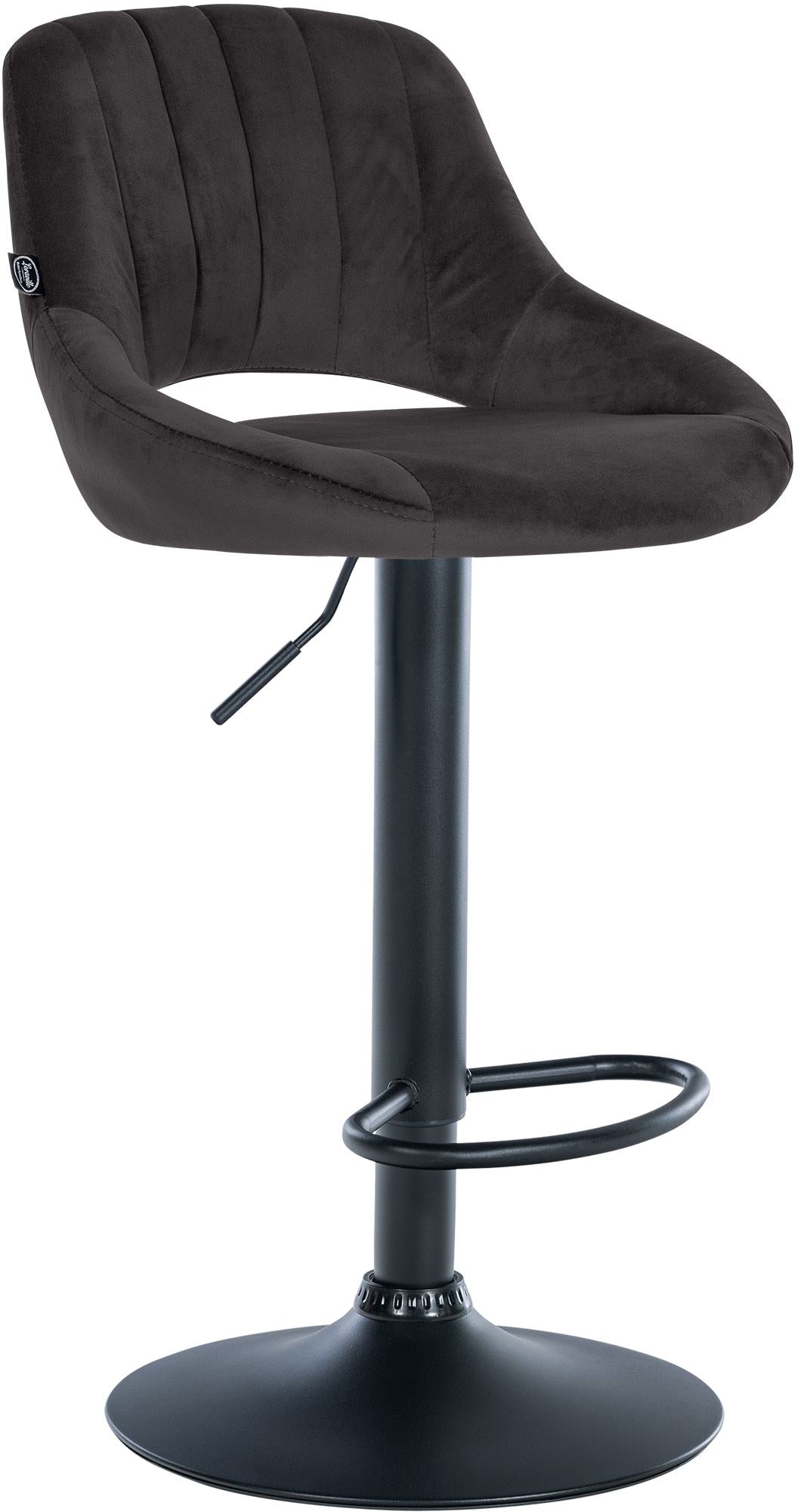 Bar stool Milet velvet
