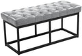 Bench Amun faux leather black
