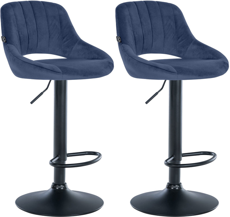 2er Set Barhocker Milet Samt