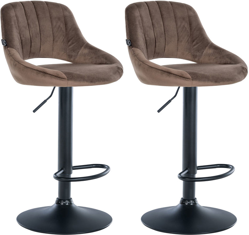 2er Set Barhocker Milet Samt