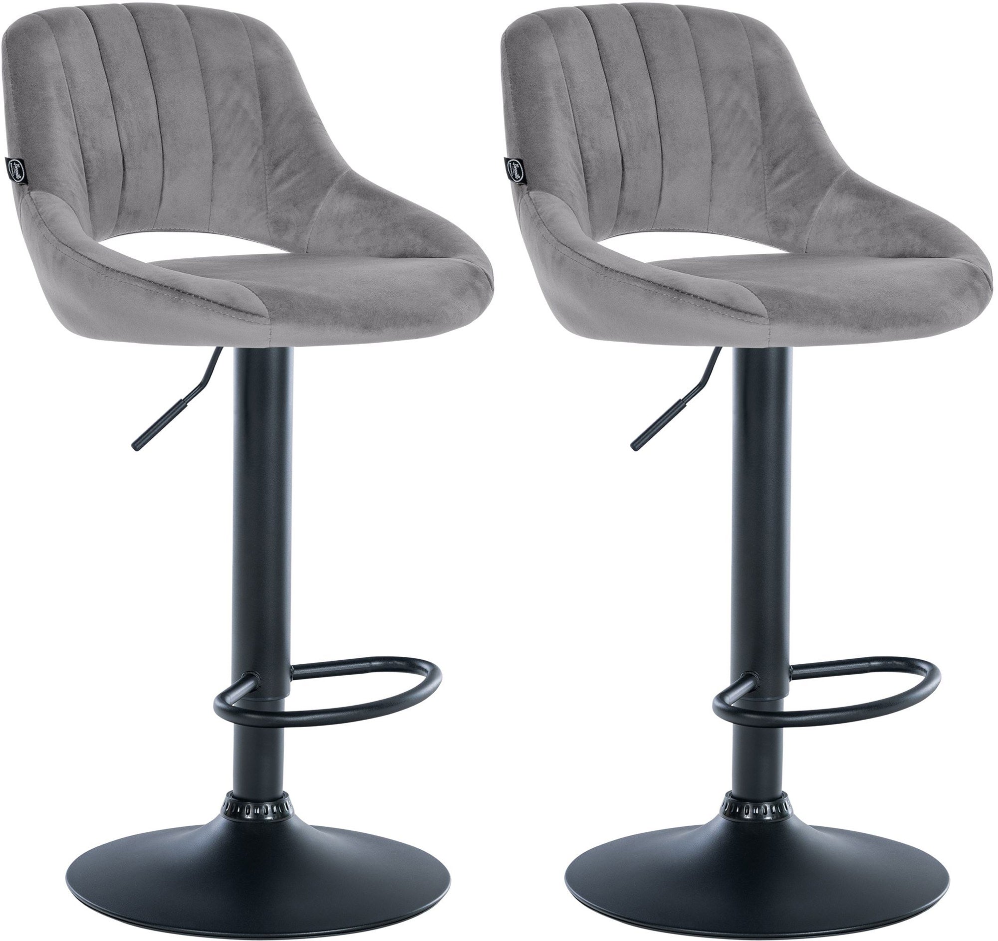 2er Set Barhocker Milet Samt