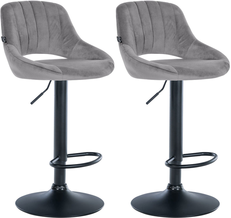 2er Set Barhocker Milet Samt