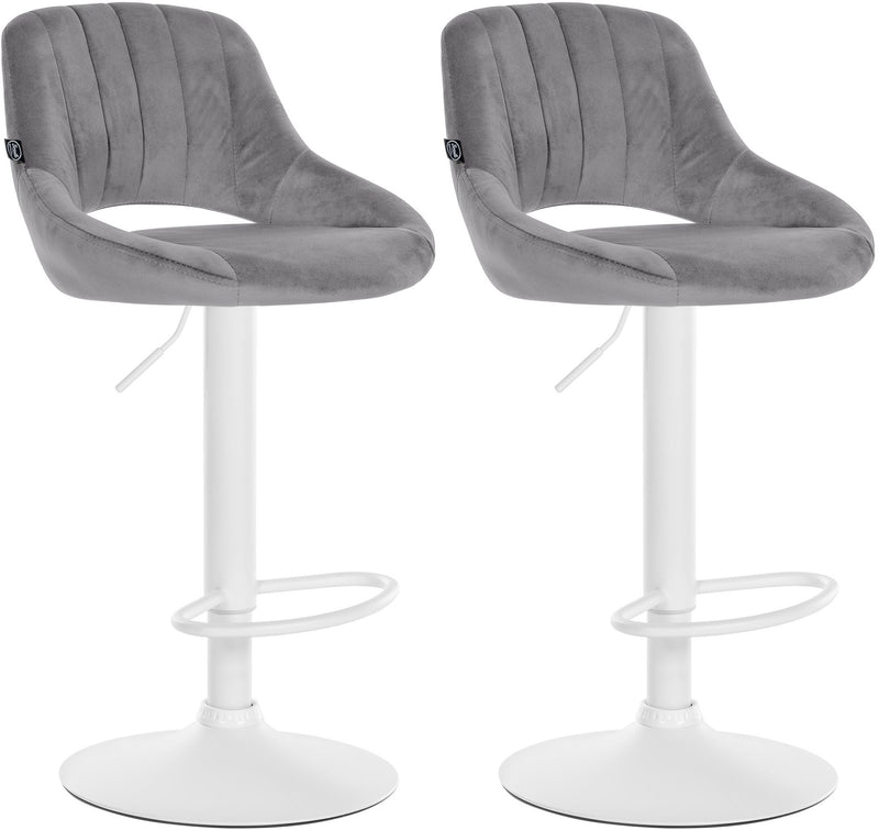 2er Set Barhocker Milet Samt