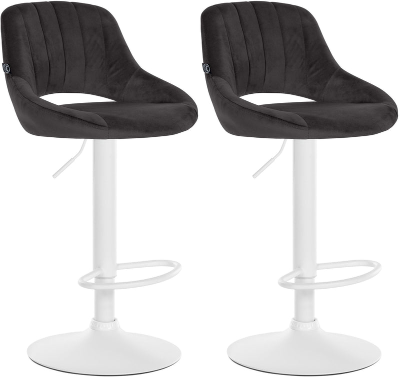 2er Set Barhocker Milet Samt