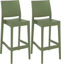 2er Set Barhocker Maya Kunststoff